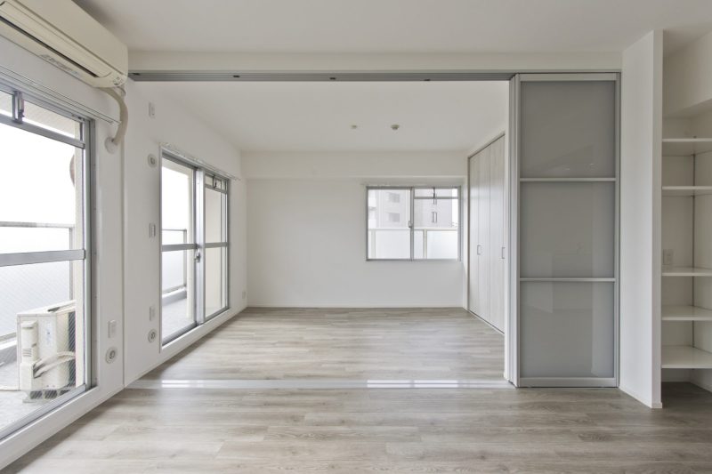 【大阪市/マンションリフォーム】個室もしっかり、LDKはのびやかに。角部屋を最大限に活かす住まい